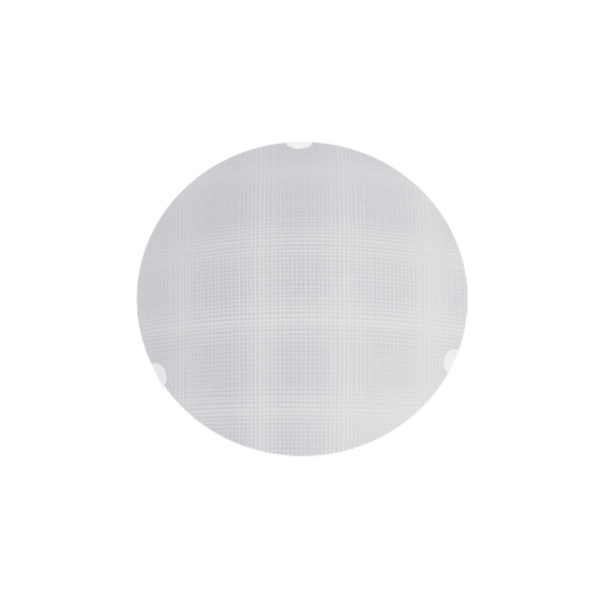 Luminária Plafon Redondo Peq Xadrez 1lamp Branco - 1804 Peq Br