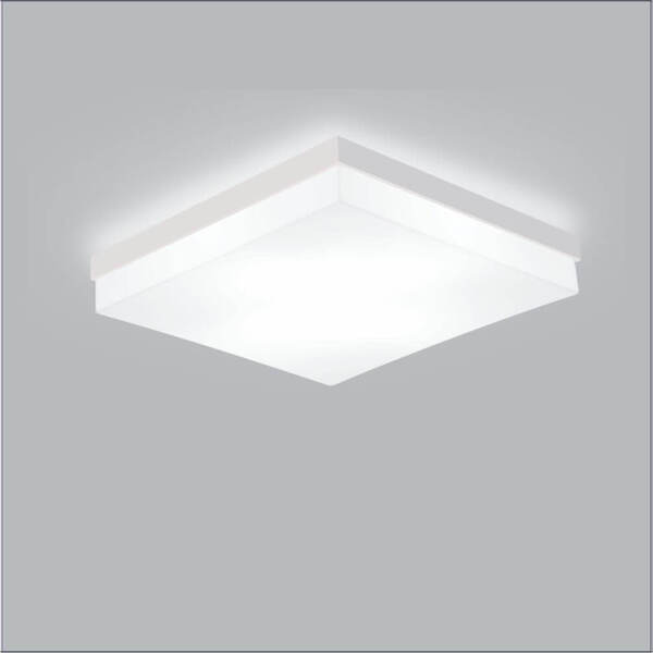 Luminaria Plafon Sobrepor Quadrado Flutua 3900-25  Usina