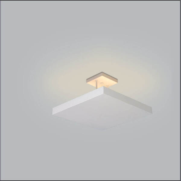 Luminaria Plafon Sobrepor Quadrado Home 252-2 Usina