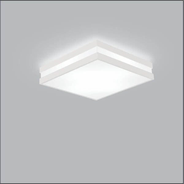 Luminaria Plafon Sobrepor Quadrado Modular 3800-25 Usina
