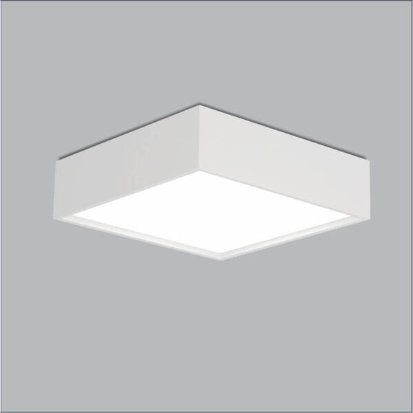 Luminaria Plafon Sobrepor Quadrado Tropical 4000-30 Usina