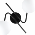 Luminária Plafon Startec Barcelona Duplo Globo 2xe27 Bivolt P