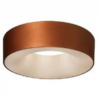 Luminária Plafon Sushi 37cm Cobre 4 Lâmpadas Alumínio E Difus