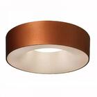 Luminária Plafon Sushi 53cm Cobre 6 Lâmpadas Alumínio Bivolt