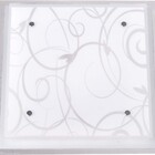 Luminária Plafon Taschibra Quadrado 42cm Angra 3xe-27