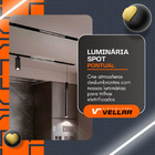 Luminária Pontual Fixa SMD 18W para Trilho Magnético 48V LED