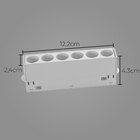 Luminária Pontual Mag. Branca Con. Superior K20 6w Ds9973 Del