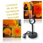 Luminária Pôr Do Sol Led Foto Luz Noturna Decoração Sunset