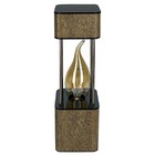 Luminária Porch - Preto/cinza Titânio - Branco - 220v