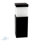 Luminária Poste Balizador Preto Para Jardim 15cm E27
