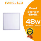 Luminária Premium Led Embutir 48w 62cm X 62cm Branco Quente