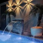 Luminária Preta Interna/externa Bivolt - Plástico