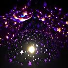 Luminária Projetor Estrelas 360º Abajur Star Master Roxo