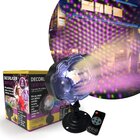 Luminária Projetor Led Rgb Decorlaser Preto