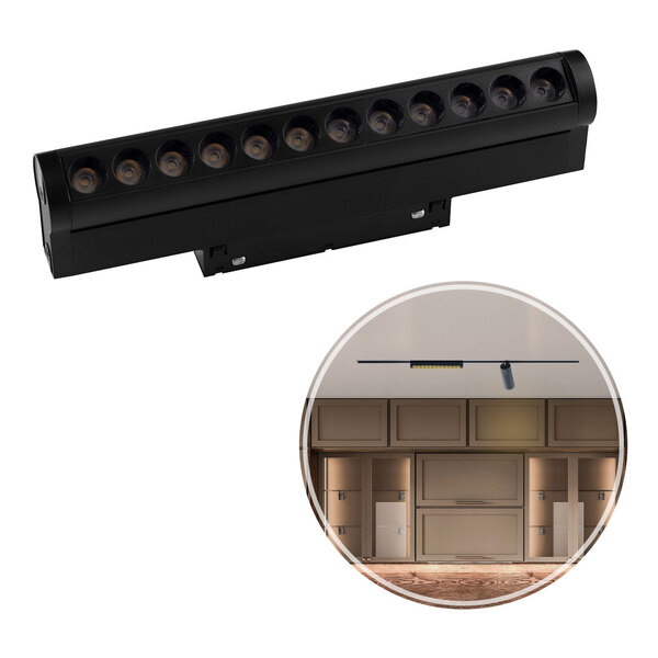 Luminária Projetor Pontual Magnético Pt 12w C. Inf Ds9975 Del