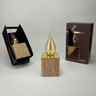 Luminária Quad - Marrom/dourado - Preto - 220v