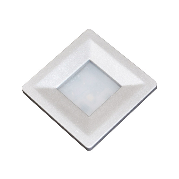 Luminária Quadrada Fria Lyon Embutir Branco 35mm - Saluto