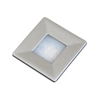 Luminária Quadrada Quente Nice Embutir Prata 45mm - Saluto