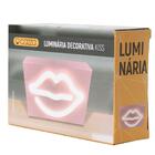 Luminária Quadrinho Led Kiss Cazza Rosa