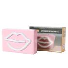 Luminária Quadrinho Led Kiss Cazza Rosa