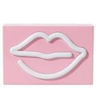 Luminária Quadrinho Led Kiss Cazza Rosa