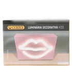 Luminária Quadrinho Led Kiss Cazza Rosa