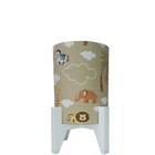 Luminária Quadripé Selva Madeira Branca