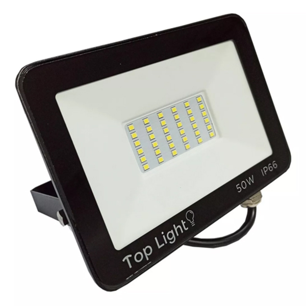 Luminária Refletor Projetor Holofote Top Led 50w 6500k ilumin