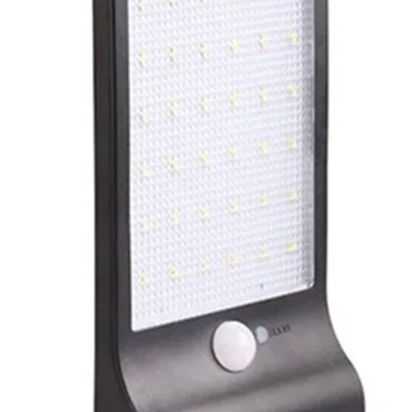 Luminaria Refletor Solar Poste Com Sensor Holofote 3 Funçoes