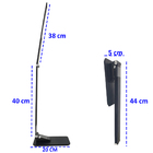 Luminaria Relogio Calendario Slim Digital Touch Carrega Celul