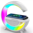 Luminária Rgb Caixa Som G Speaker Carregador Indução Al-8778