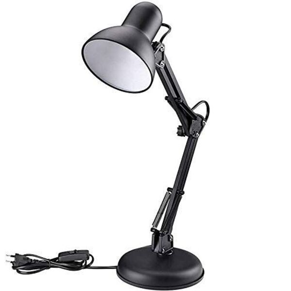 Luminaria Robo Articulada De Mesa Com Base Garra Computador H