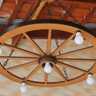 Luminária Roda De Carroça 5 Bocal 100 Cm Diâmetro 110/220 V