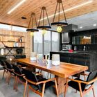 Luminária Rustica Roda De Carroça Pendente Lustre De Teto 1 B