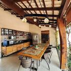 Luminária Rustica Roda De Carroça Pendente Lustre De Teto 3 B