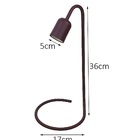 Luminária Slim Naked Alumínio Aço Corten Bivolt