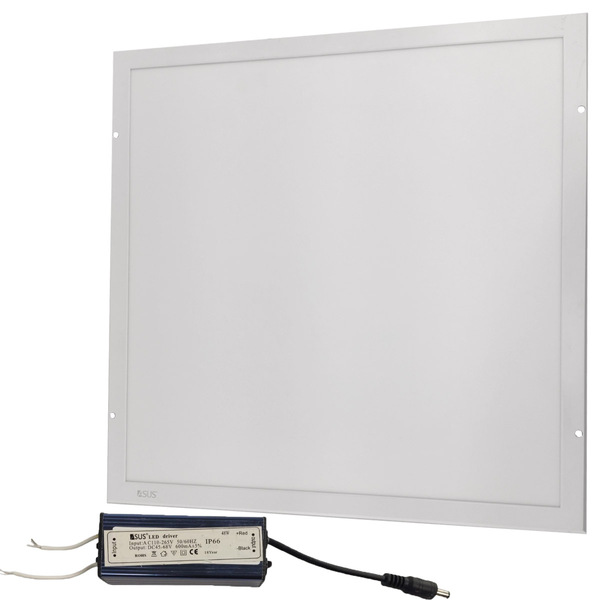 Luminaria Slim Paflon Sobrepor Com Fonte Led 48w 3600 Lumens