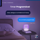 Luminária Smart Iluminação Inteligente De Led Rgb Via App Cel