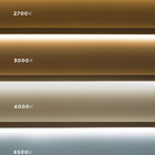 Luminária Sobrepor Taschibra Vetor Led 17w 56cm Bivolt Preta