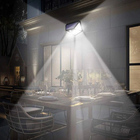 Luminaria Solar 100 Leds Sensor Movimento Kit 5 Uni Andarela