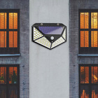 Luminaria Solar 100 Leds Sensor Presença Andarela 4 Und