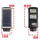 Luminaria Solar 120w Poste Sensor De Movimento Led Controle C