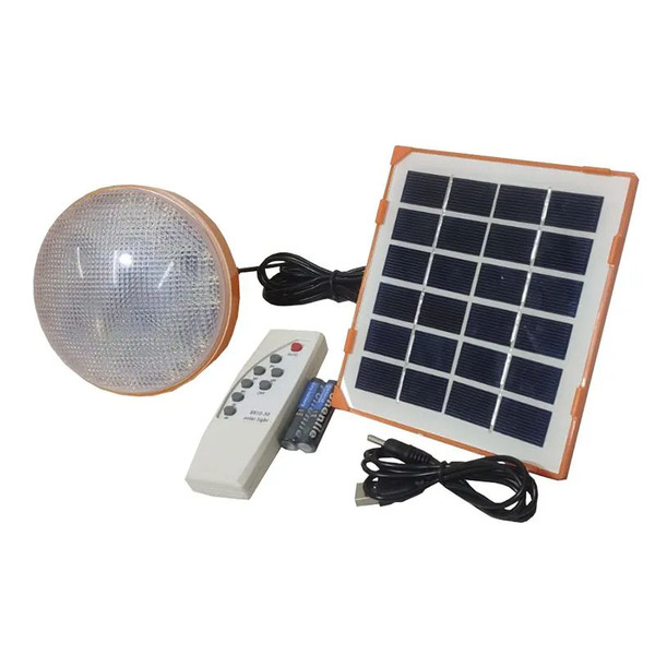 Luminaria Solar 15w Barraca Led Camping Pesca Lampada Energia