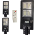 Luminaria Solar 240w Led Poste 3 Unidades Rua Sensor Controle