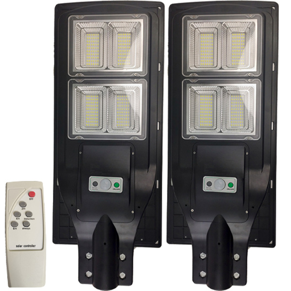 Luminaria Solar 240w Led Poste Rua Sensor Movimento 2und Cont