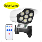 Luminaria Solar 2 Unidades Camera Falsa 77 Leds 3 Funções Con