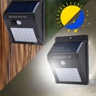 Luminária Solar 30 Leds Sensor De Movimento Lâmpada Á Prova D