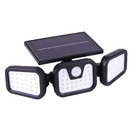 Luminaria Solar 74 Leds 3 Cabeças Parede Sensor Proximidade A