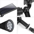 Luminária Solar 7 Leds Rgb Jardim Espeto Automatico Colorido