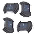 Luminaria Solar Arandela Parede Kit 4 Und Balizador Spot Ilum